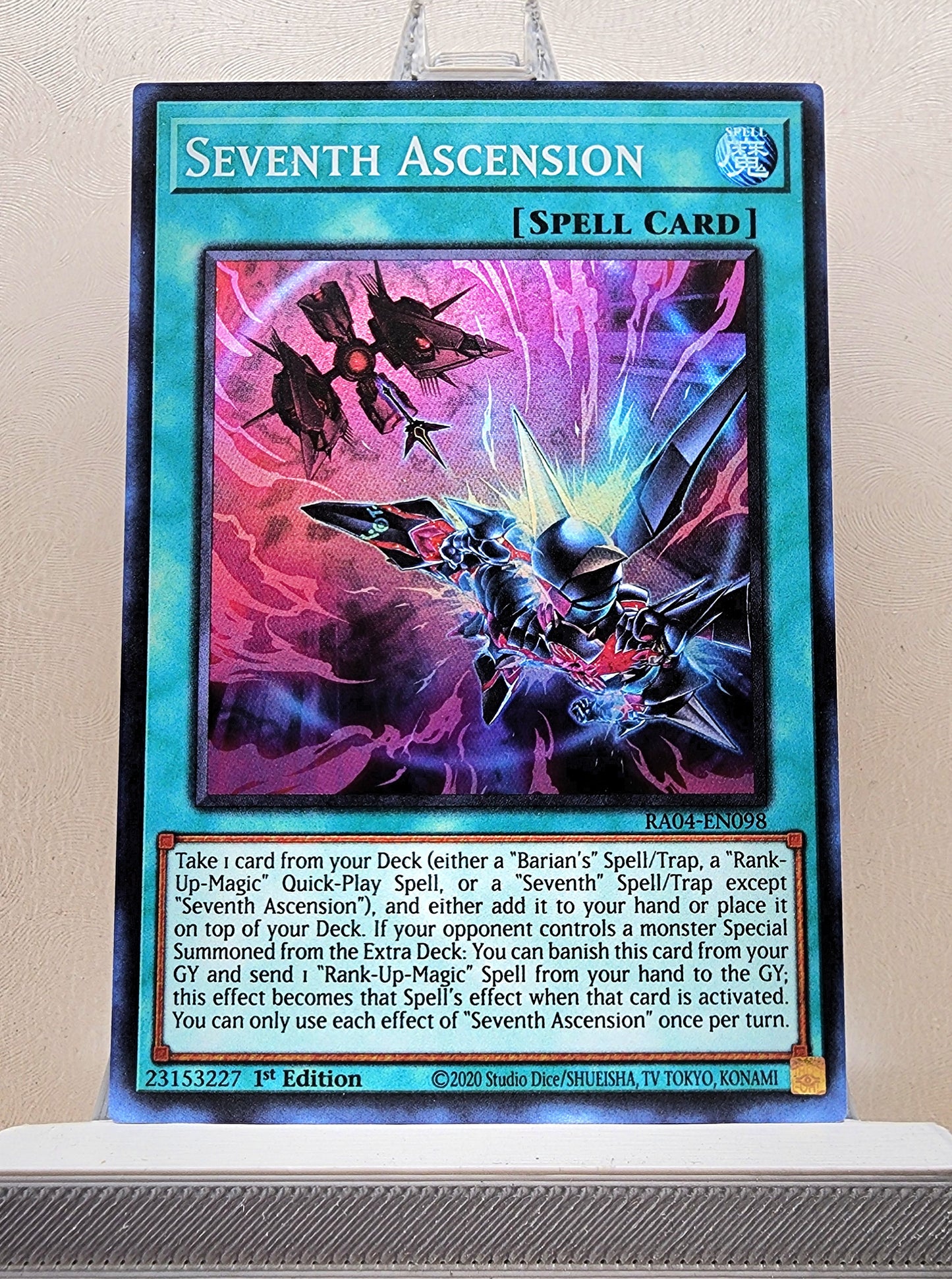 Yugioh! 1x Seventh Ascension (RA04 - Super Rare) 1st Edition