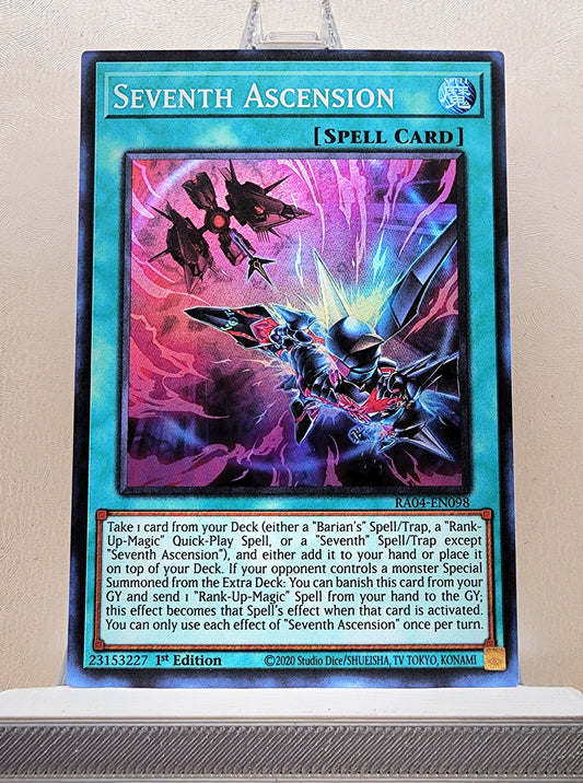 Yugioh! 1x Seventh Ascension (RA04 - Super Rare) 1st Edition