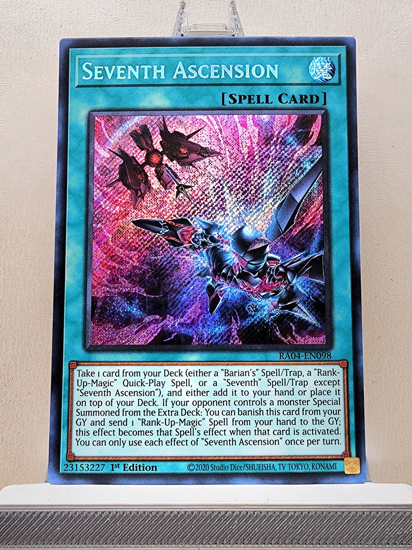 Yugioh! 1x Seventh Ascension (RA04 - Secret Rare) 1st Edition