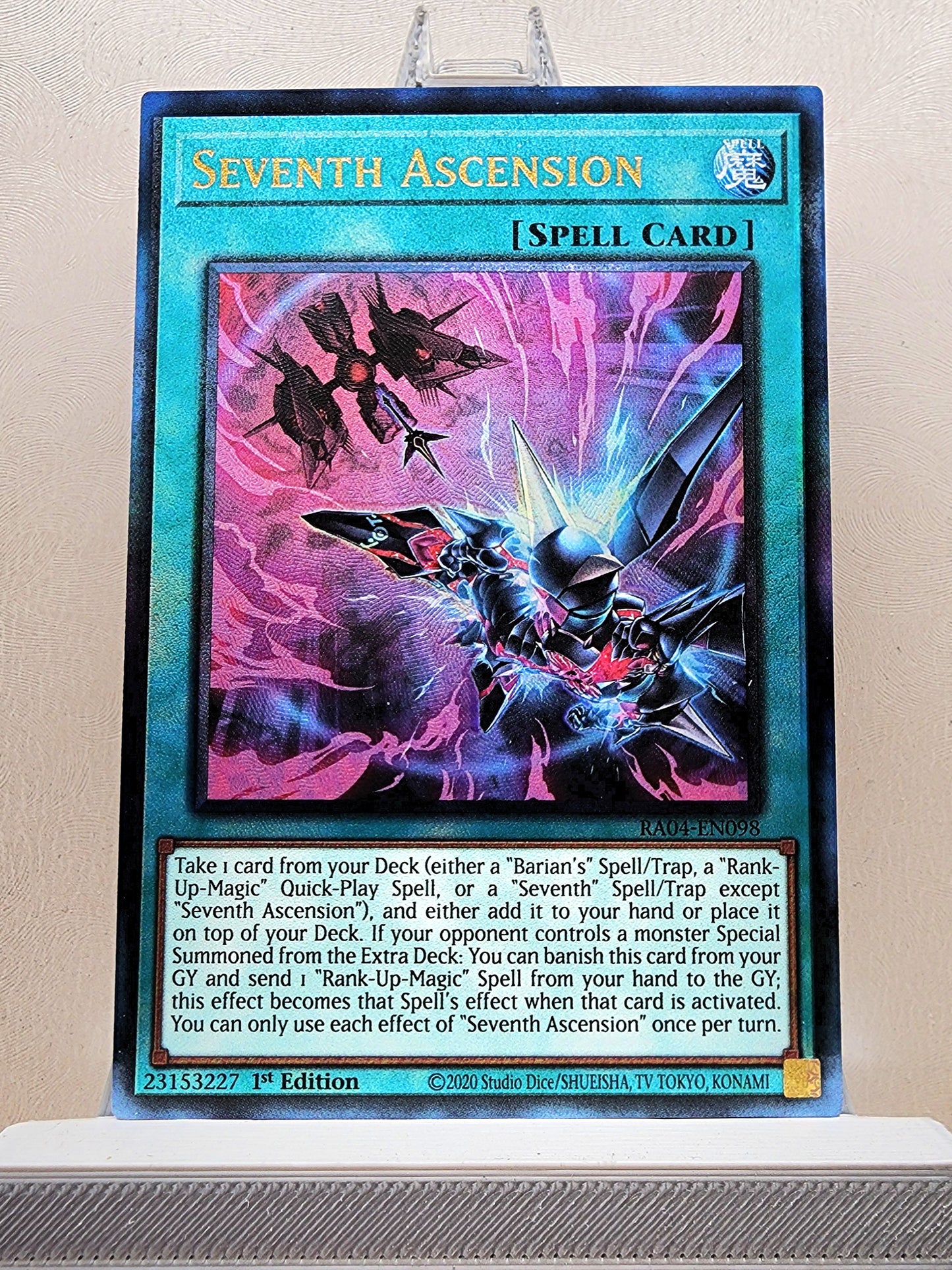 Yugioh! 1x Seventh Ascension (RA04 - Prismatic Ultimate Rare) 1st Edition