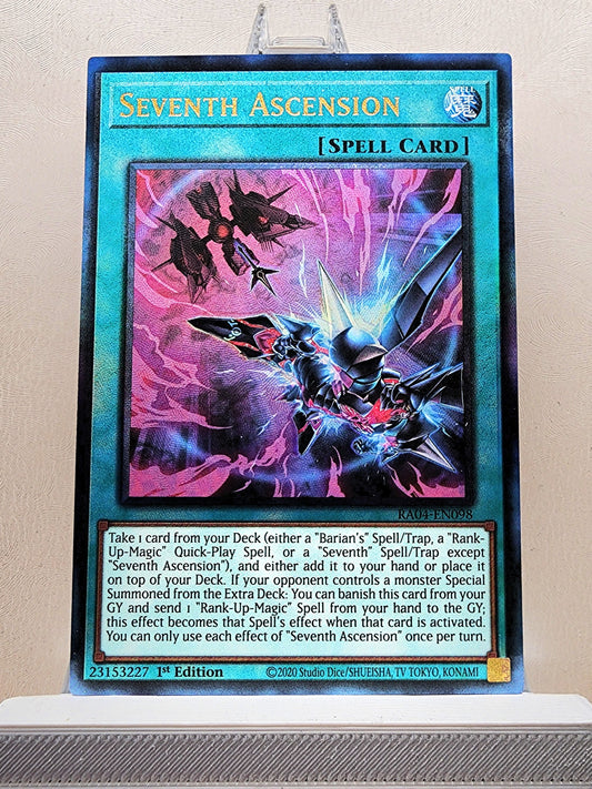 Yugioh! 1x Seventh Ascension (RA04 - Prismatic Ultimate Rare) 1st Edition