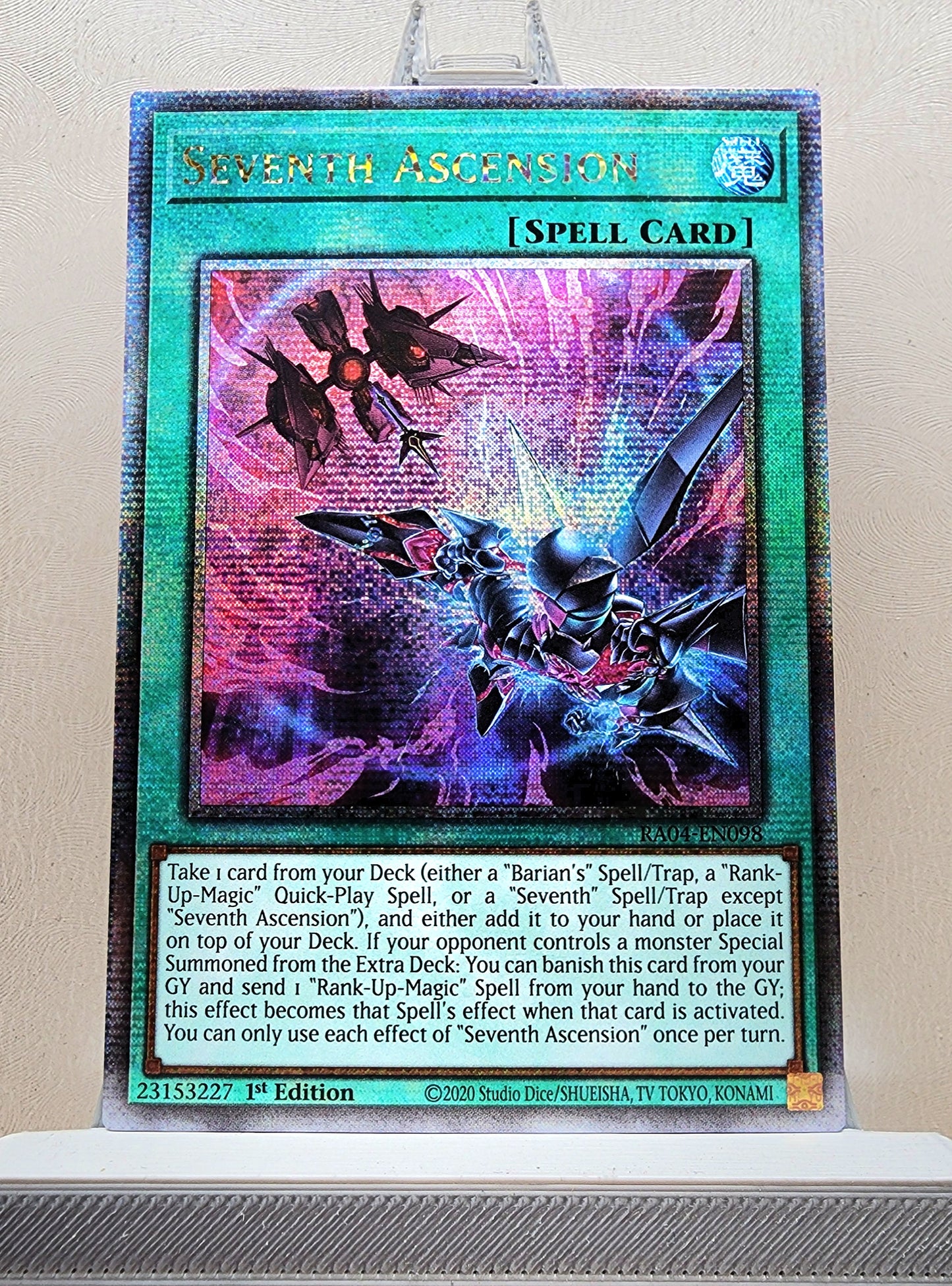 Yugioh! 1x Seventh Ascension (RA04 - Quarter Century Secret Rare) 1st Edition
