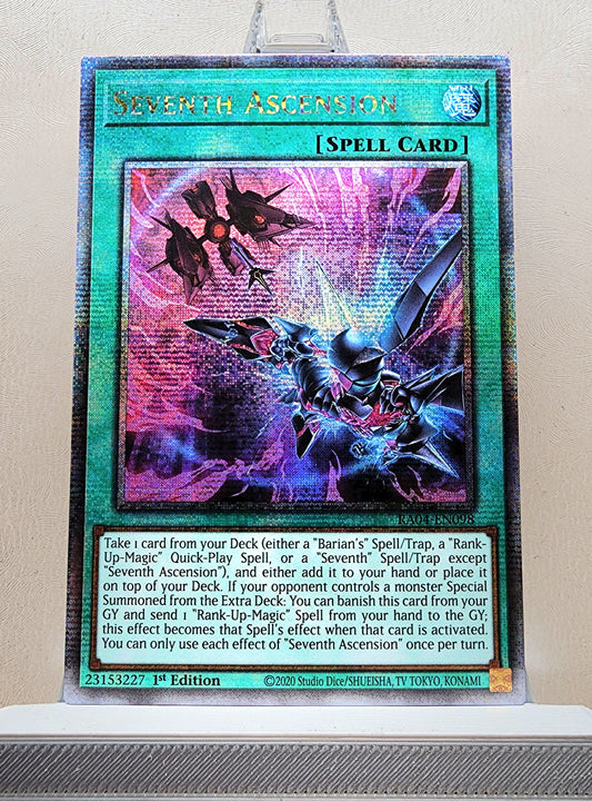 Yugioh! 1x Seventh Ascension (RA04 - Quarter Century Secret Rare) 1st Edition