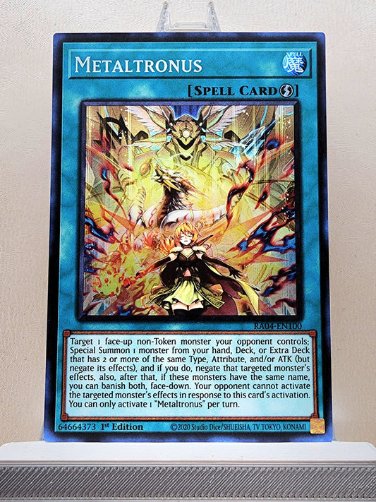 Yugioh! 1x Metaltronus (RA04 - Super Rare) 1st Edition