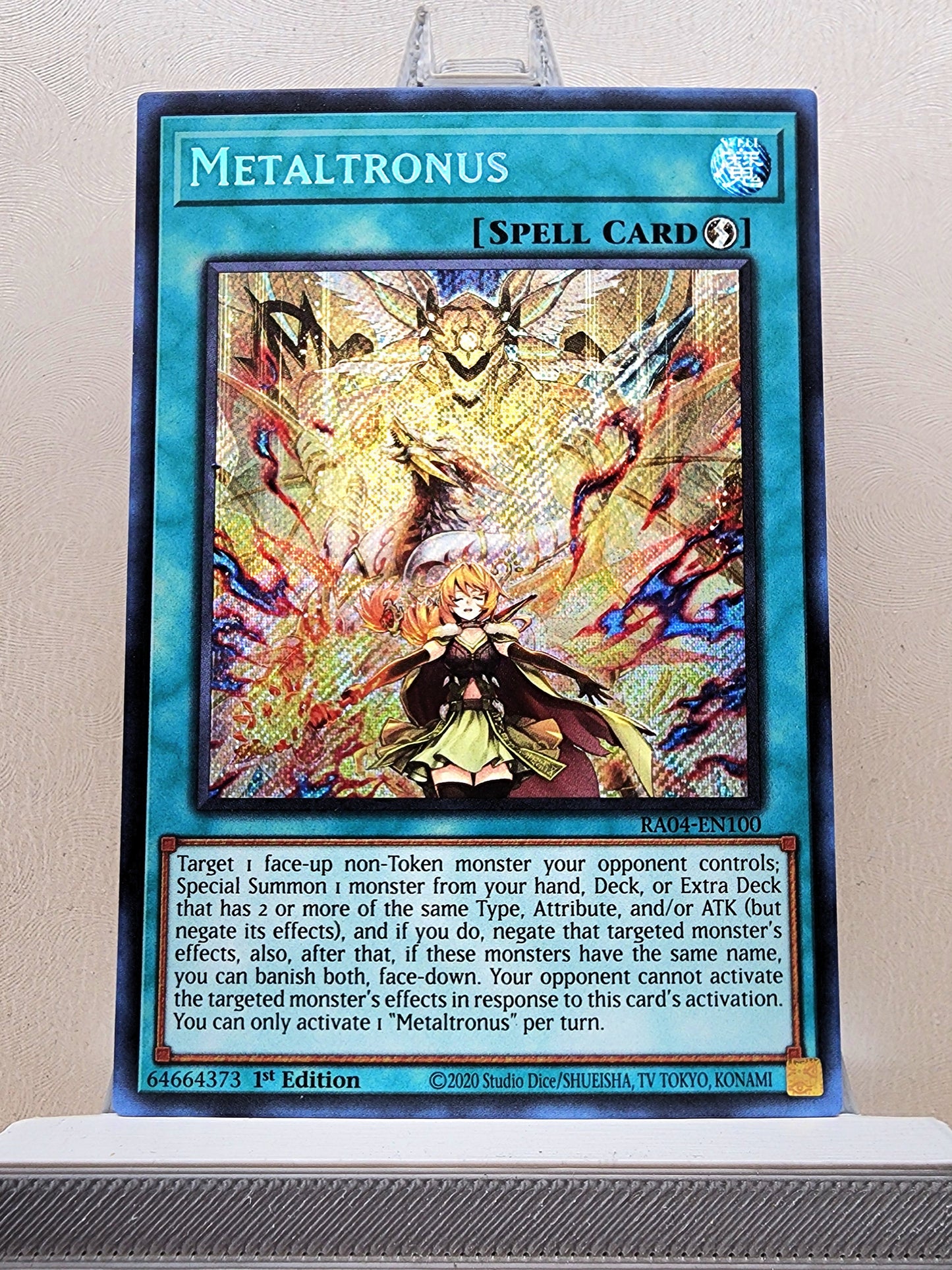 Yugioh! 1x Metaltronus (RA04 - Secret Rare) 1st Edition