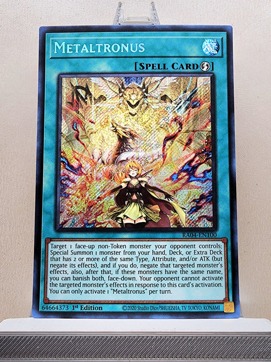 Yugioh! 1x Metaltronus (RA04 - Secret Rare) 1st Edition
