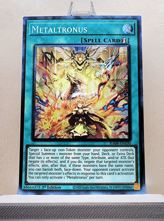 Yugioh! 1x Metaltronus (RA04 - Prismatic Collectors Rare) 1st Edition