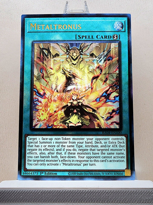 Yugioh! 1x Metaltronus (RA04 - Prismatic Ultimate Rare) 1st Edition