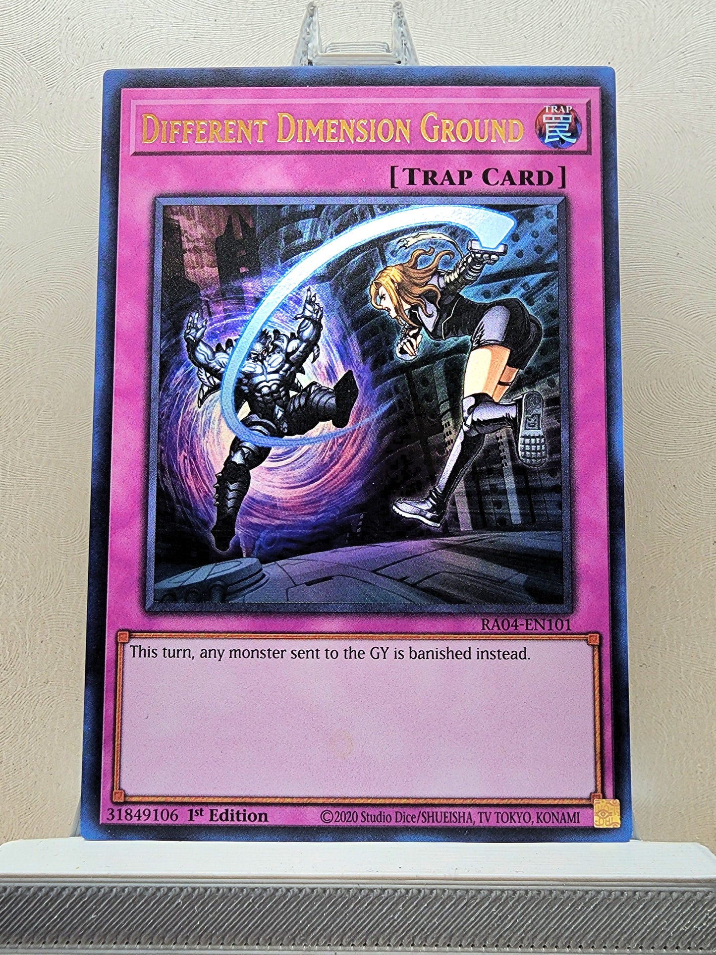 Yugioh! 1x Different Dimension Ground (RA04 - Ultra Rare) 1st Edition