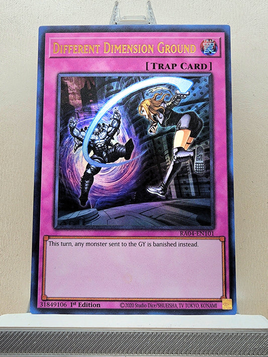 Yugioh! 1x Different Dimension Ground (RA04 - Ultra Rare) 1st Edition