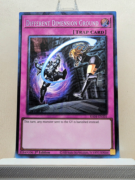 Yugioh! 1x Different Dimension Ground (RA04 - Prismatic Collectors Rare) 1st Edition
