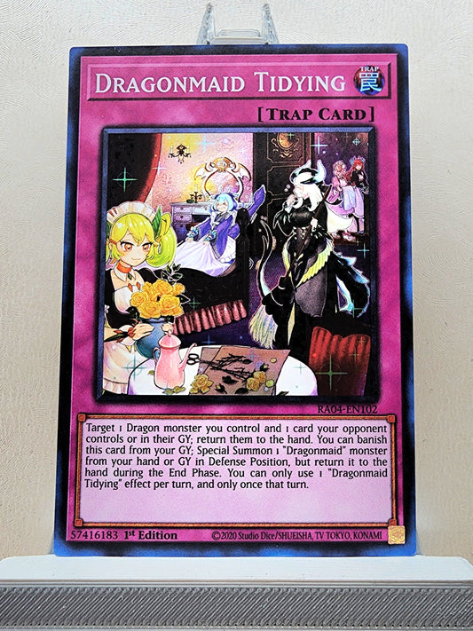 Yugioh! 1x Dragonmaid Tidying (RA04 - Super Rare) 1st Edition