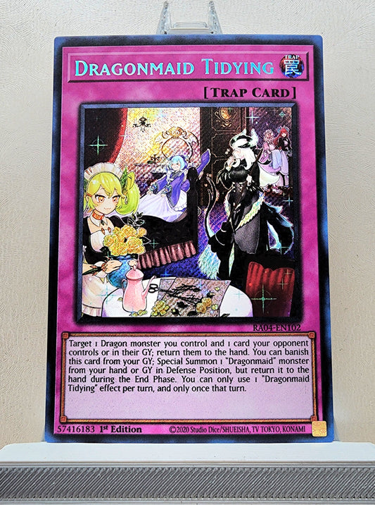Yugioh! 1x Dragonmaid Tidying (RA04 - Secret Rare) 1st Edition