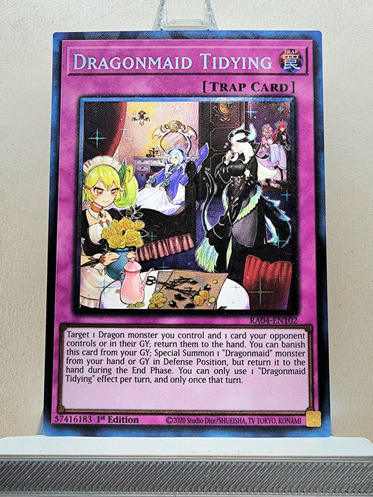 Yugioh! 1x Dragonmaid Tidying (RA04 - Prismatic Collectors Rare) 1st Edition