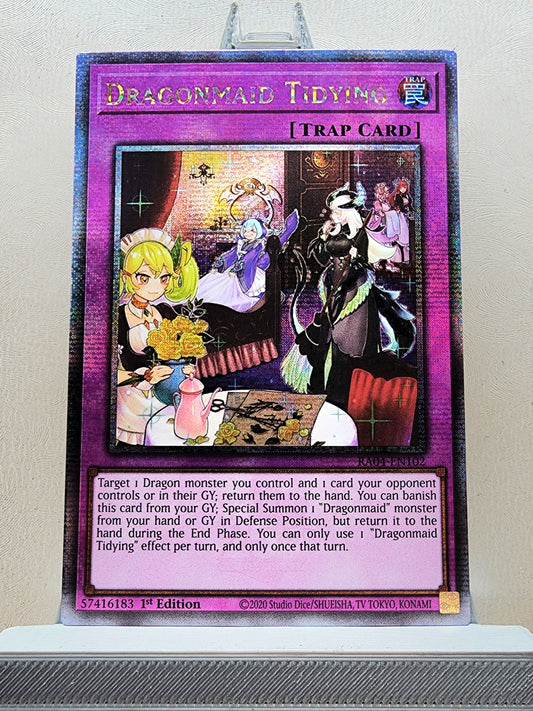 Yugioh! 1x Dragonmaid Tidying (RA04 - Quarter Century Secret Rare) 1st Edition