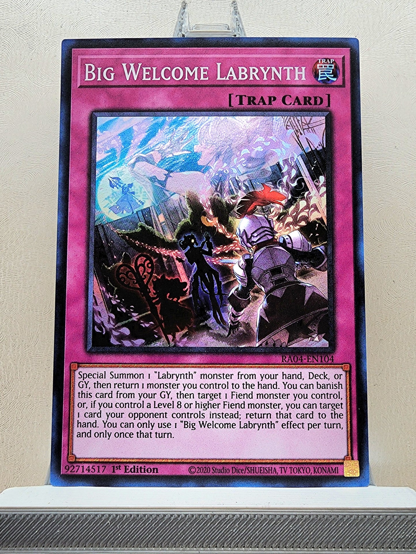 Yugioh! 1x Big Welcome Labrynth (RA04 - Super Rare) 1st Edition