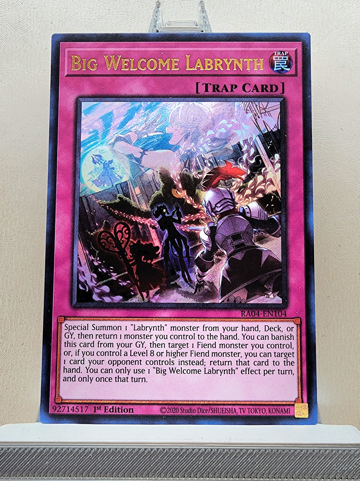 Yugioh! 1x Big Welcome Labrynth (RA04 - Ultra Rare) 1st Edition