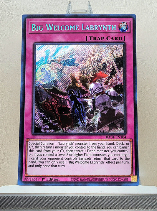 Yugioh! 1x Big Welcome Labrynth (RA04 - Secret Rare) 1st Edition