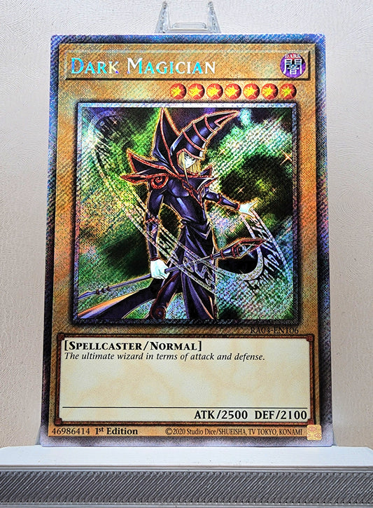 Yugioh! 1x Dark Magician 6th Art (RA04 - Platinum Secret Rare) 1st Edition