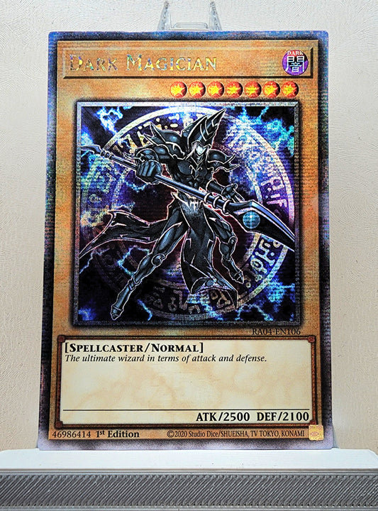 Yugioh! 1x Dark Magician 7th Art (RA04 - Quarter Century Secret Rare) 1st Edition