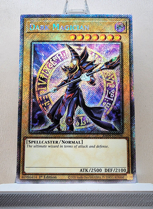 Yugioh! 1x Dark Magician 8th Art (RA04 - Platinum Secret Rare) 1st Edition