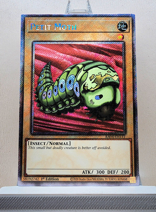 Yugioh! 1x Petit Moth (RA04 - Platinum Secret Rare) 1st Edition