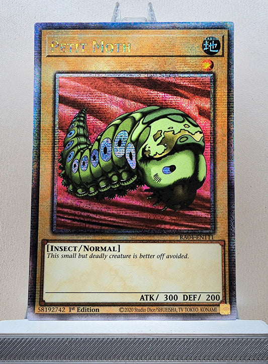 Yugioh! 1x Petit Moth (RA04 - Quarter Century Secret Rare) 1st Edition