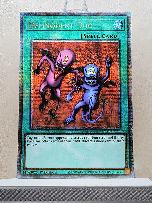 Yugioh! 1x Delinquent Duo (RA04 - Quarter Century Secret Rare) 1st Edition