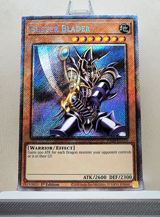 Yugioh! 1x Buster Blader (RA04 - Platinum Secret Rare) 1st Edition