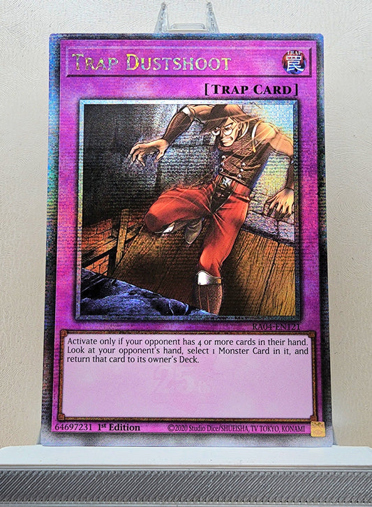 Yugioh! 1x Trap Dustshoot (RA04 - Quarter Century Secret Rare) 1st Edition