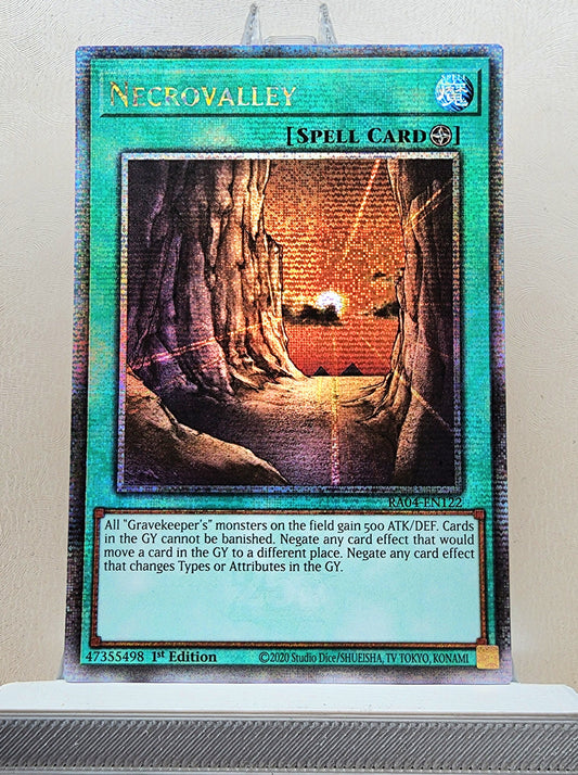 Yugioh! 1x Necrovalley (RA04 - Quarter Century Secret Rare) 1st Edition