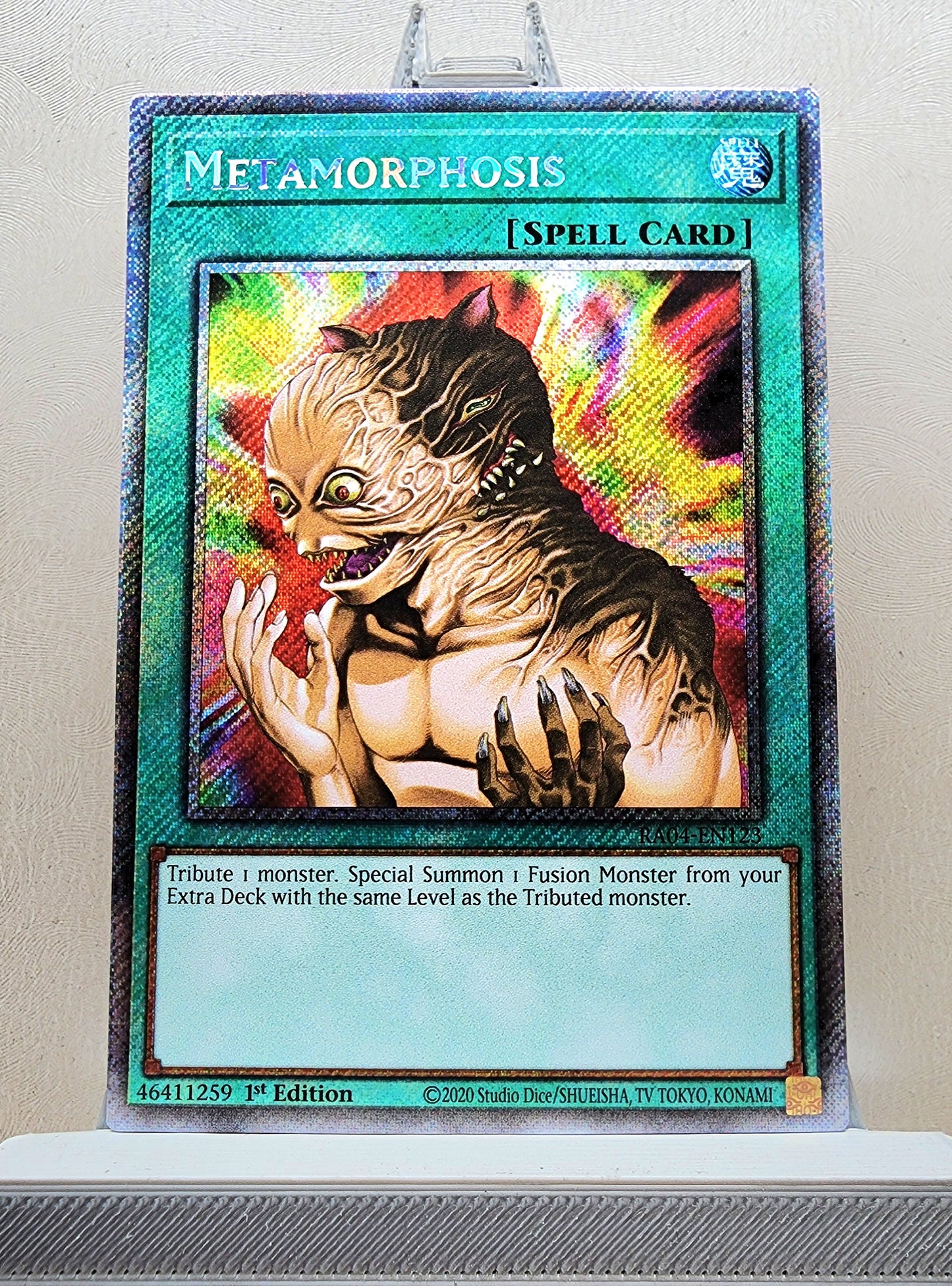 Yugioh! 1x Metamorphosis (RA04 - Platinum Secret Rare) 1st Edition