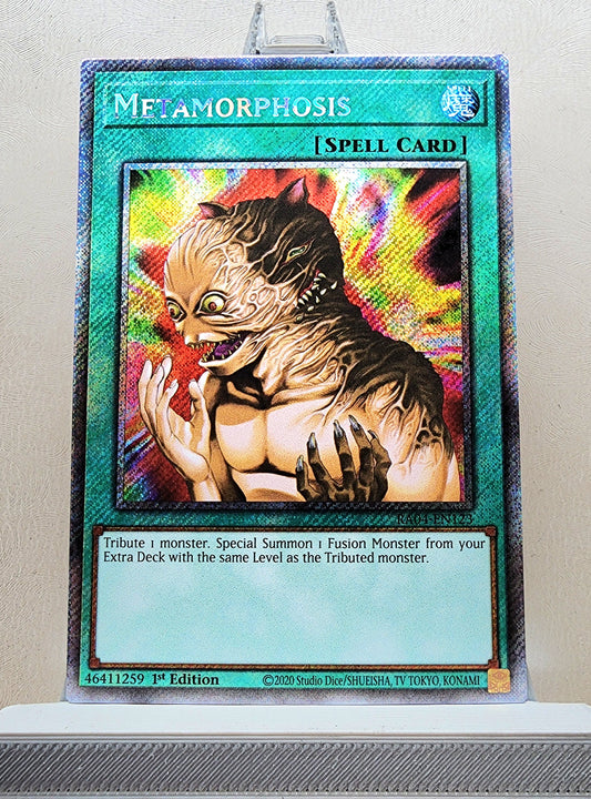 Yugioh! 1x Metamorphosis (RA04 - Platinum Secret Rare) 1st Edition