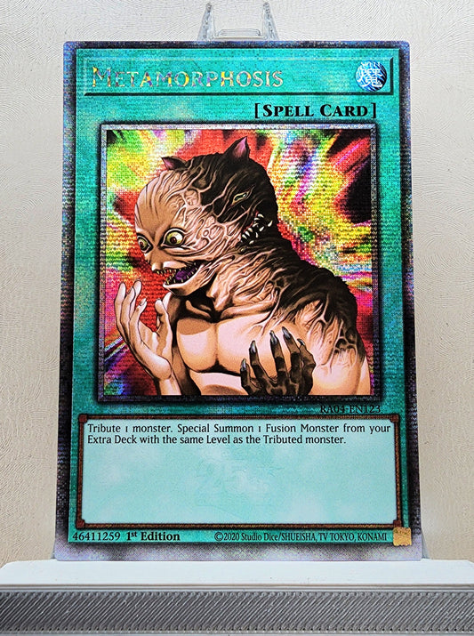 Yugioh! 1x Metamorphosis (RA04 - Quarter Century Secret Rare) 1st Edition