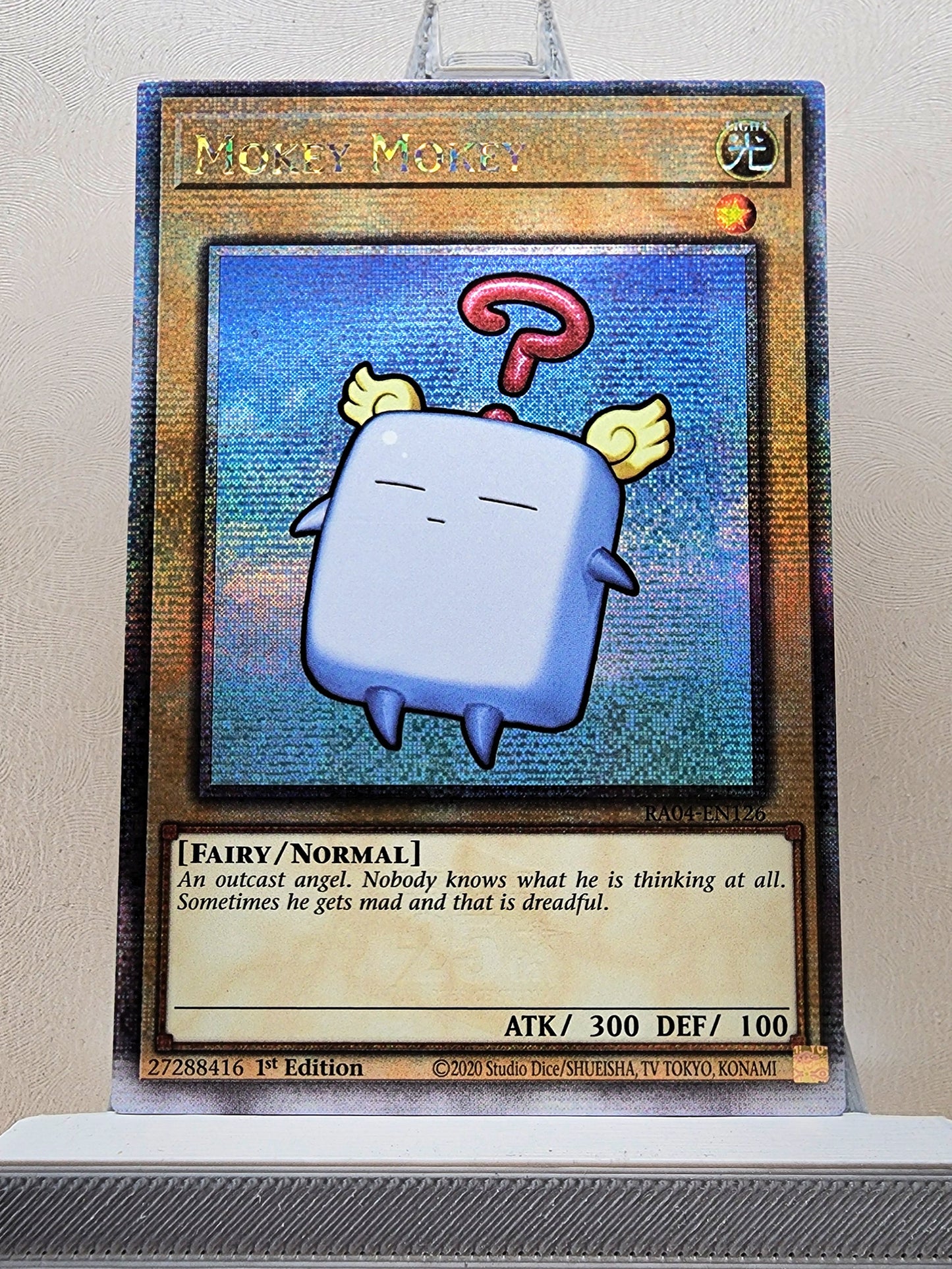 Yugioh! 1x Mokey Mokey (RA04 - Quarter Century Secret Rare) 1st Edition