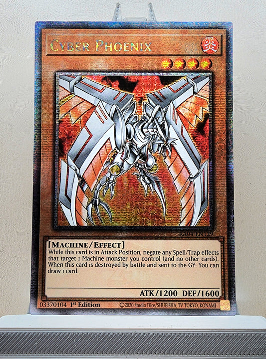 Yugioh! 1x Cyber Phoenix (RA04 - Quarter Century Secret Rare) 1st Edition