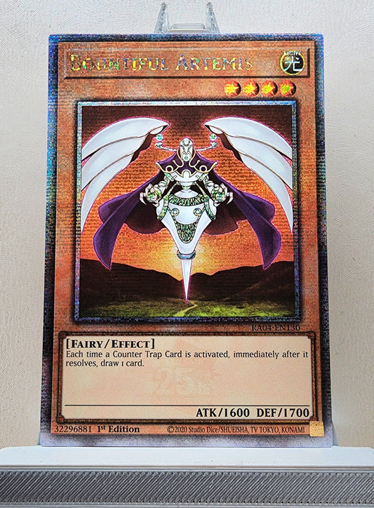 Yugioh! 1x Bountiful Artemis (RA04 - Quarter Century Secret Rare) 1st Edition