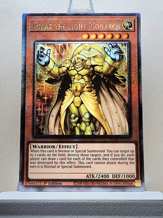 Yugioh! 1x Kuraz the Light Monarch (RA04 - Quarter Century Secret Rare) 1st Edition