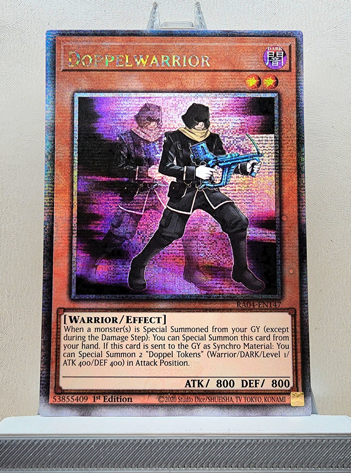 Yugioh! 1x Doppelwarrior (RA04 - Quarter Century Secret Rare) 1st Edition