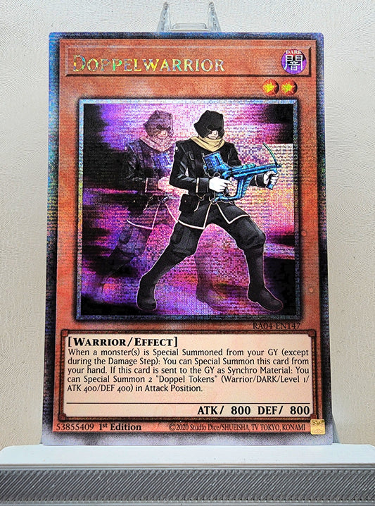 Yugioh! 1x Doppelwarrior (RA04 - Quarter Century Secret Rare) 1st Edition