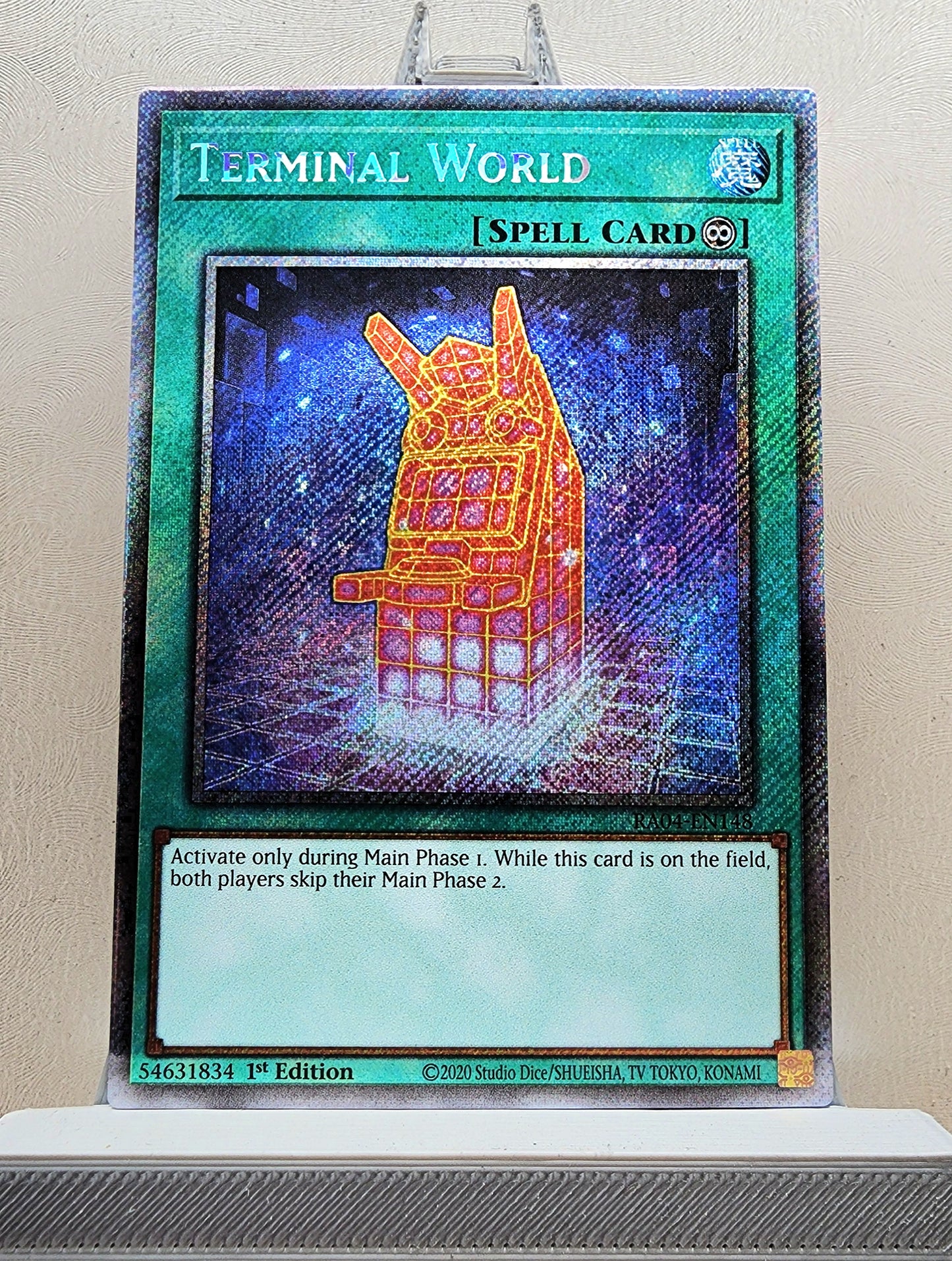 Yugioh! 1x Terminal World (RA04 - Platinum Secret Rare) 1st Edition