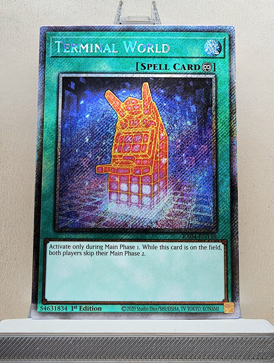 Yugioh! 1x Terminal World (RA04 - Platinum Secret Rare) 1st Edition