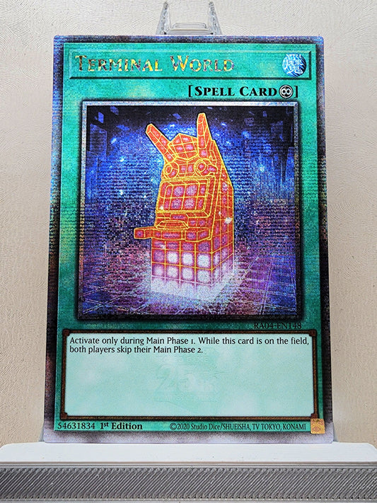 Yugioh! 1x Terminal World (RA04 - Quarter Century Secret Rare) 1st Edition