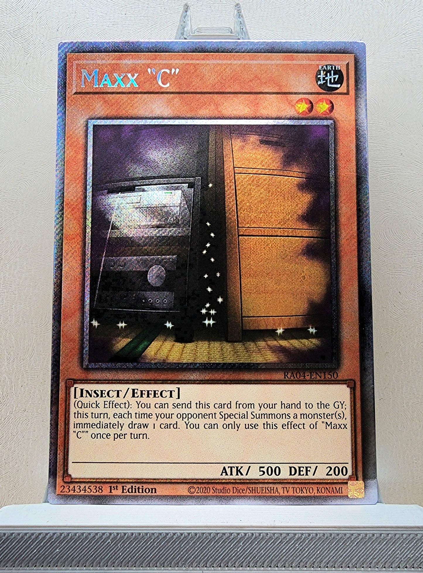 Yugioh! 1x Maxx C (RA04 - Platinum Secret Rare) 1st Edition