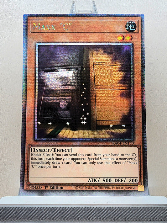 Yugioh! 1x Maxx C (RA04 - Quarter Century Secret Rare) 1st Edition