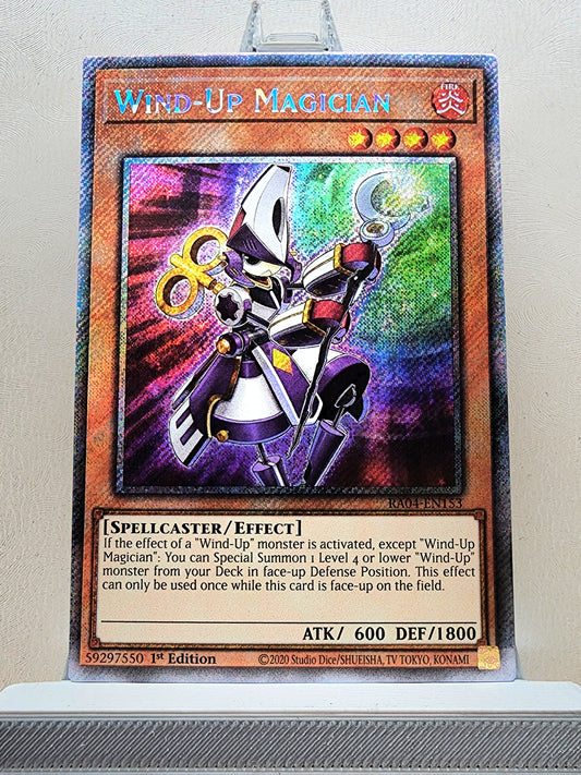 Yugioh! 1x Wind-Up Magician (RA04 - Platinum Secret Rare) 1st Edition