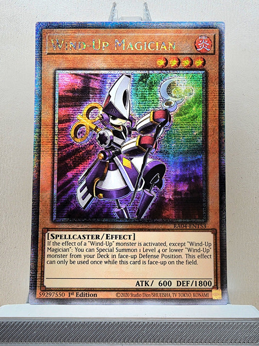 Yugioh! 1x Wind-Up Magician (RA04 - Quarter Century Secret Rare) 1st Edition