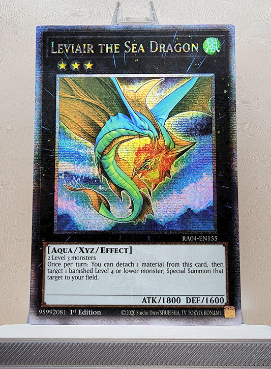 Yugioh! 1x Leviair the Sea Dragon (RA04 - Quarter Century Secret Rare) 1st Edition