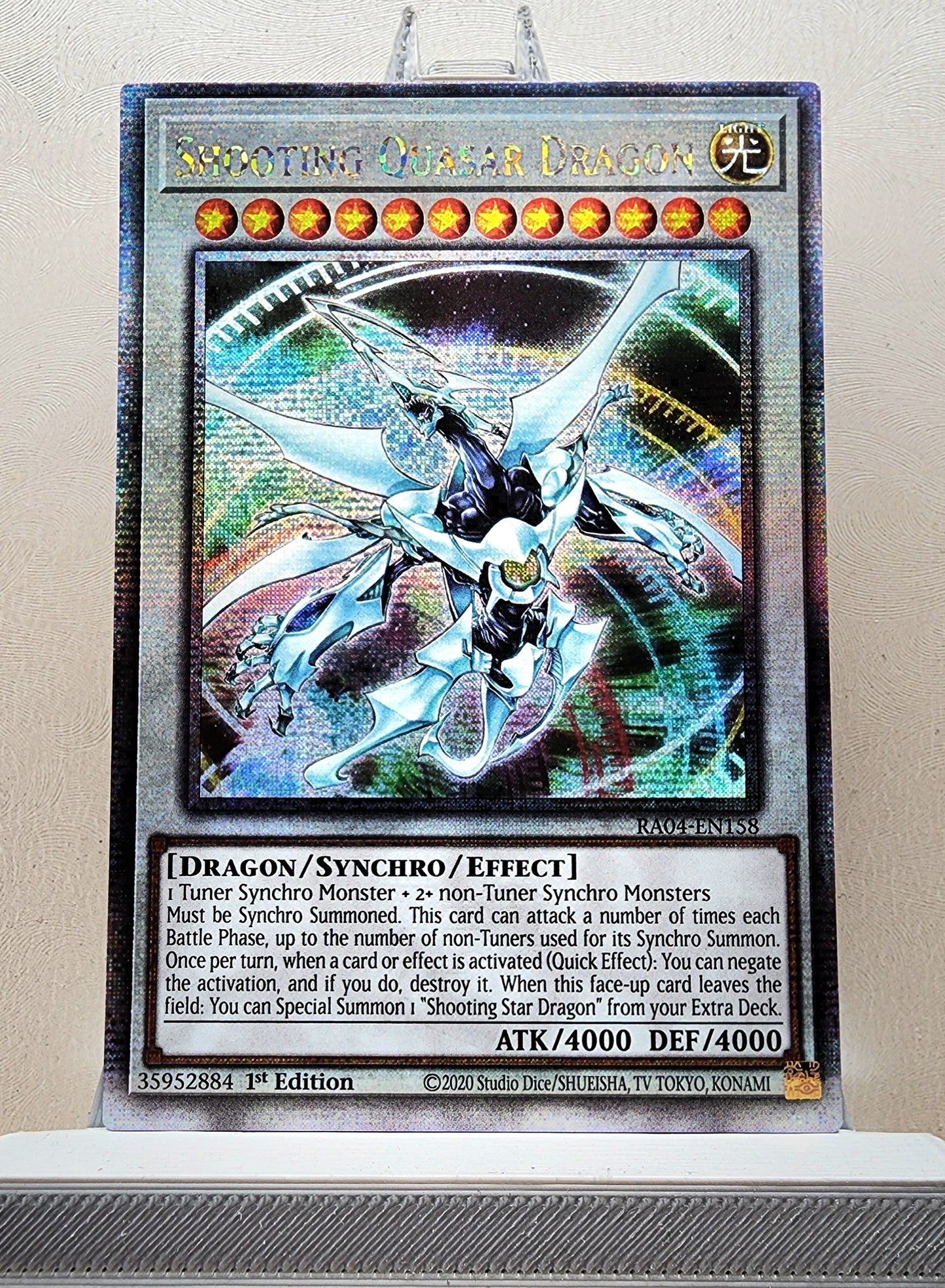 Yugioh! 1x Shooting Quasar Dragon (RA04 - Quarter Century Secret Rare) 1st Edition