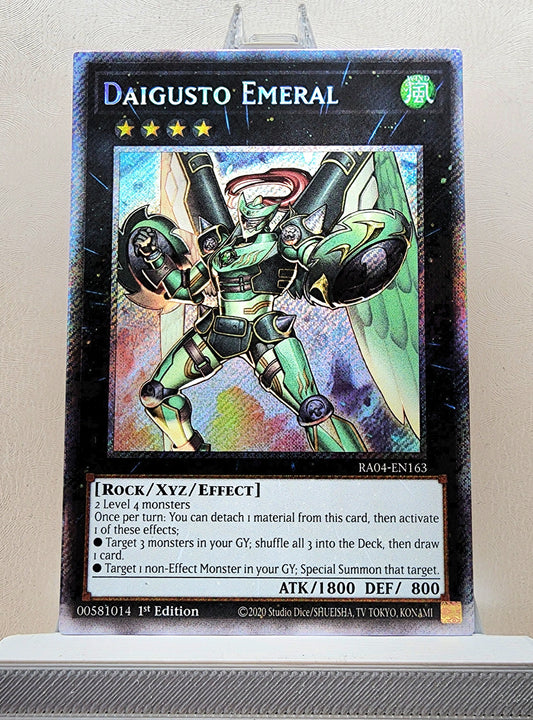 Yugioh! 1x Daigusto Emeral (RA04 - Platinum Secret Rare) 1st Edition